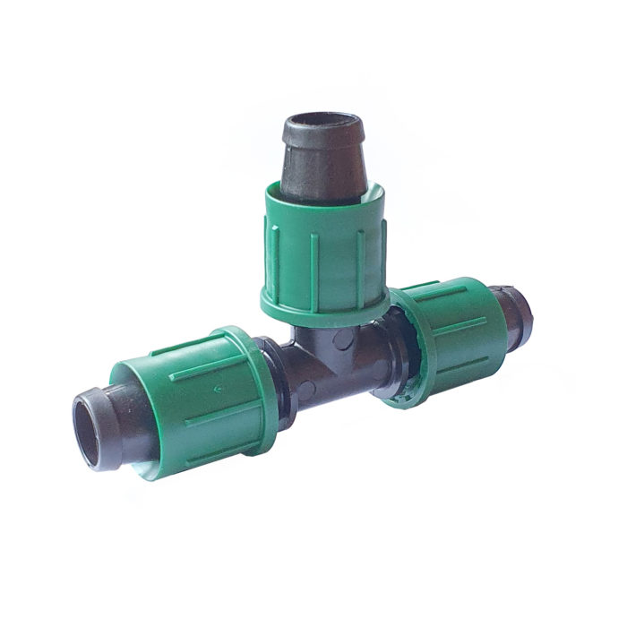 TEE A 90° CON DERIVAZIONE FIL MASCHIO 16X3/4"X16 CONF 100 PEZZI