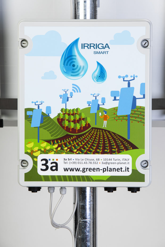 IRRIGA-SMART  Unità di controllo per impianti goccia a goccia completo di sensore di flusso. Da acquistare con almeno una licenza in abbonamento di IS_APP - immagine 3