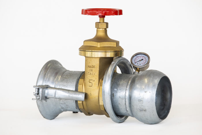 KIT VALVOLA CON MANOMETRO Dn 100 x 4'' x 100 CONF 1 PEZZO