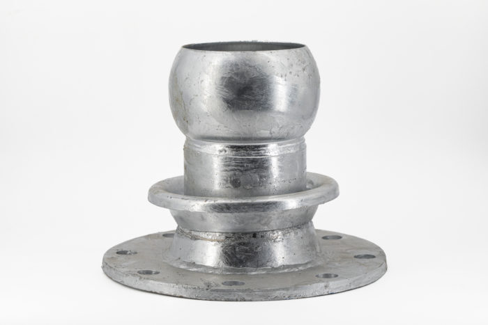 RACCORDO FLANGIATO CON SEMIG. FE DIAM.DN80X100 CONF 1 PEZZO