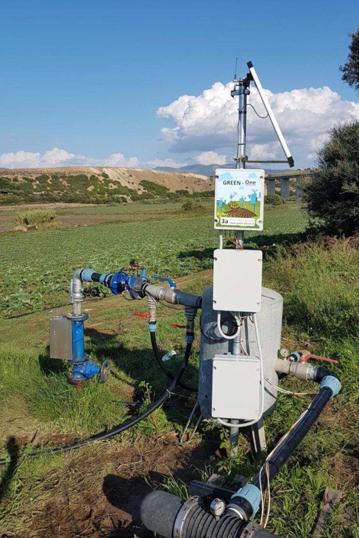 ACA24  AZIONE 3 PAC 2023-2027  DSS IRRIGA-SMART Soluzione digitale in abbonamento incluso per un anno e 1 UNITA' DI CONTROLLO per 6 settori irrigui goccia a goccia